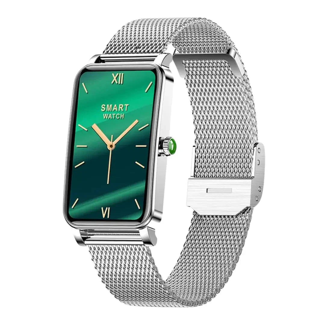 Aura Elegance Women's Smartwatch | IP68 Waterproof, Health Monitoring & Stylish Design | Ladies Exercise Watches