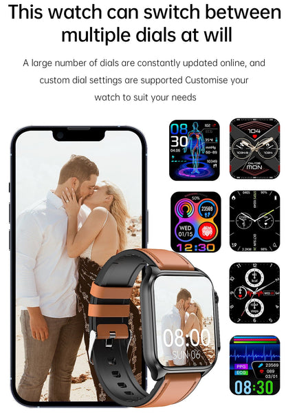 Vitality Smart Watch - Health and Fit Tracker All-In-One Monitoring Waterproof