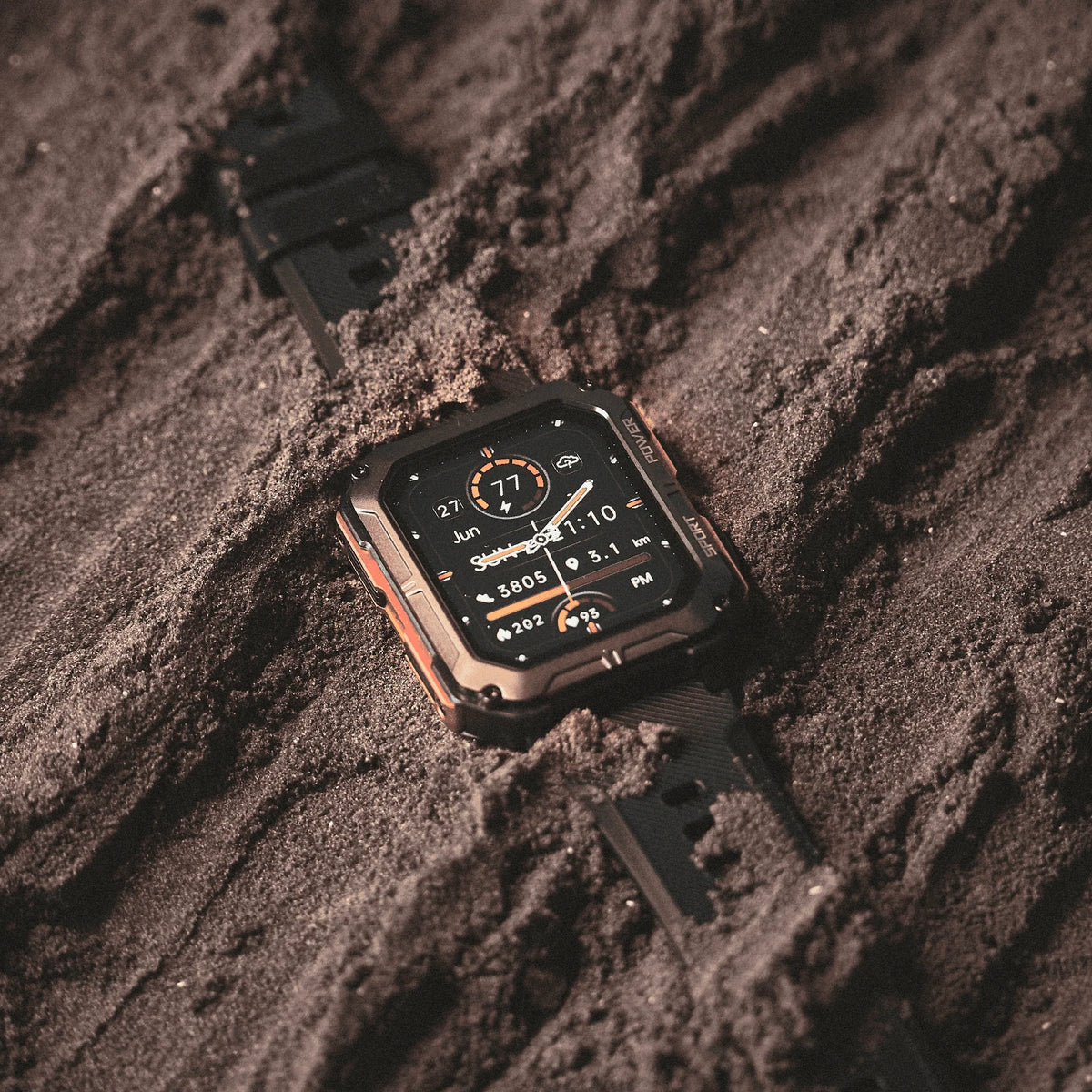 Indestructible Smartwatch for Men and Women - Waterproof Fitness Tracker with Heart Rate Monitor and GPS