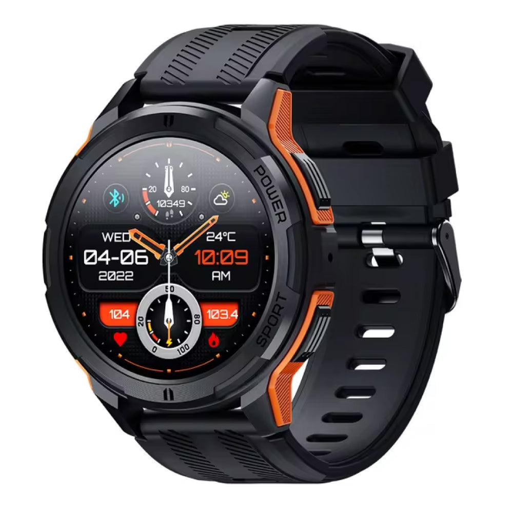 Men's Smartwatch - Waterproof, GPS, Fitness & Health Monitor, Best for Sports & Swimming, UK