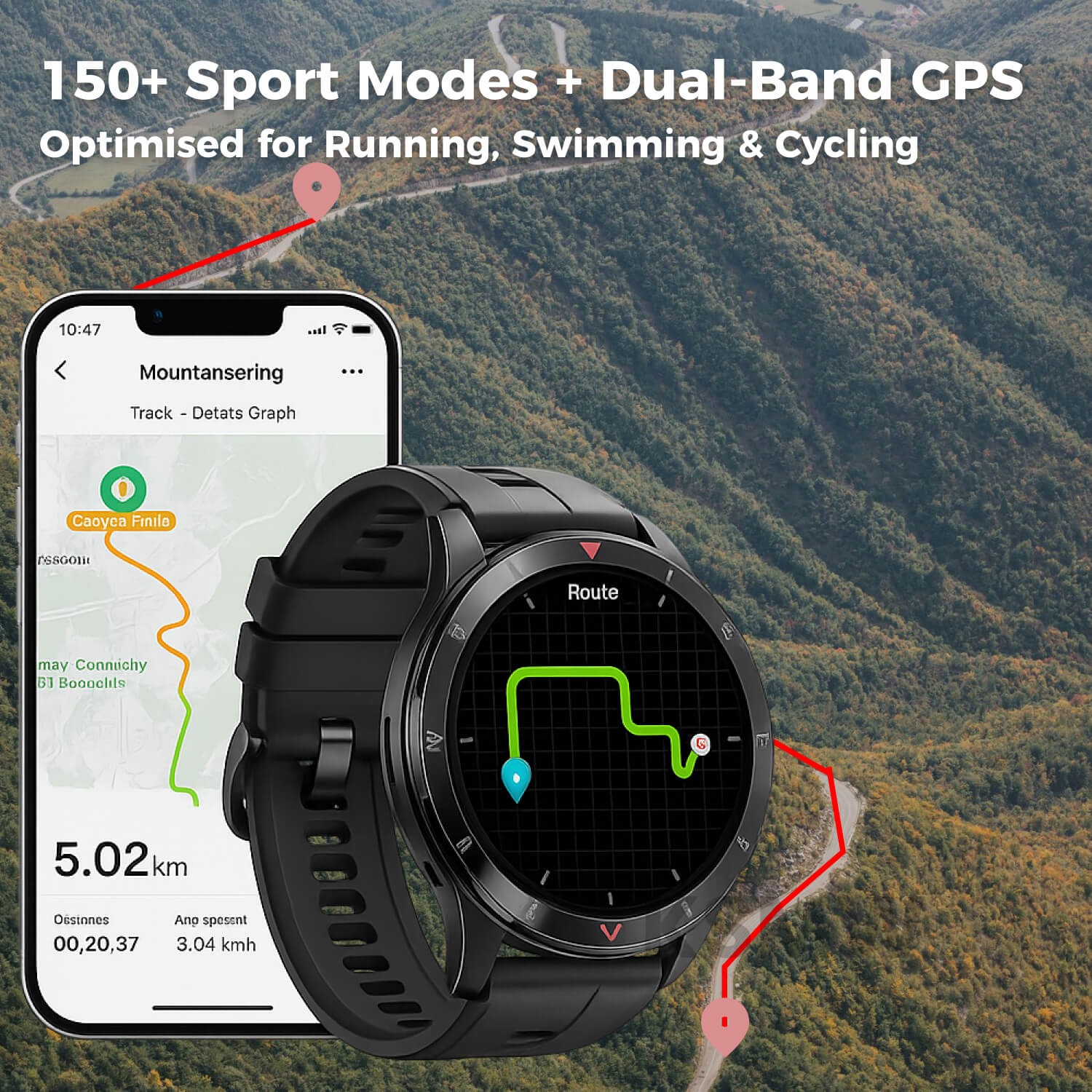 K SMARTWATCH STRIDE S5+