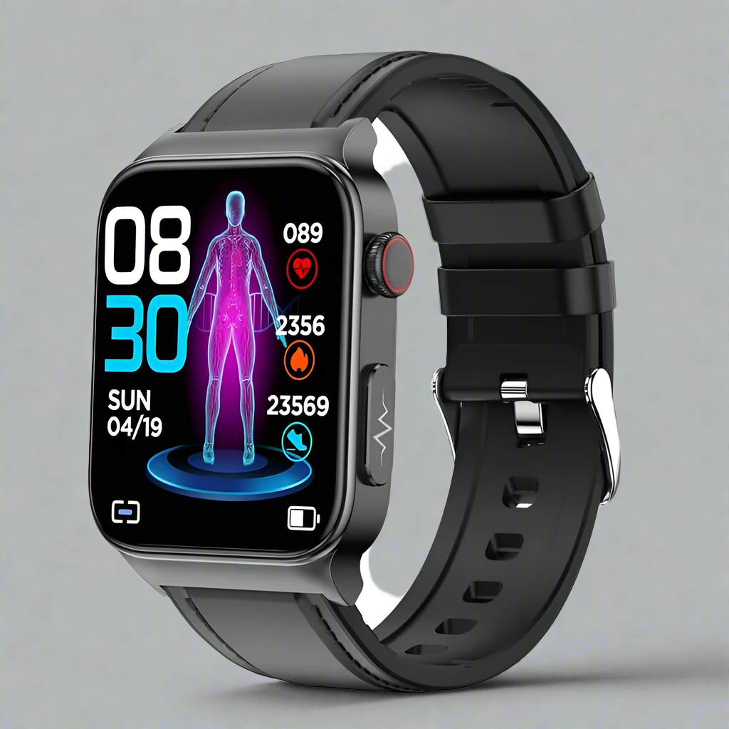 Vitalis™ | All-in-One Health Monitoring Smartwatch with ECG, Blood Glu ...