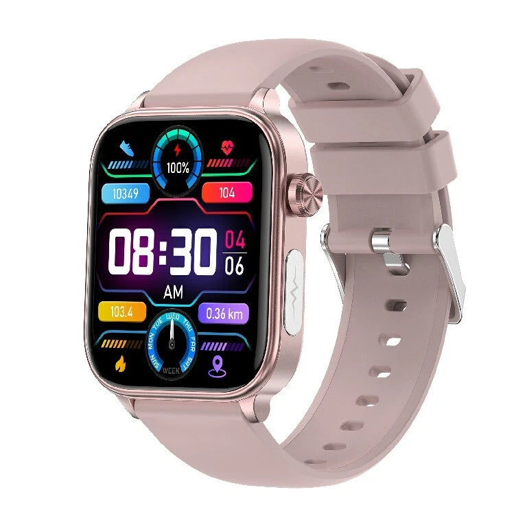 GlucoSafe SOS Smartwatch | Needle-Free Blood Glucose Monitoring & Fall Detection for Health Tracking and Emergency Assistance