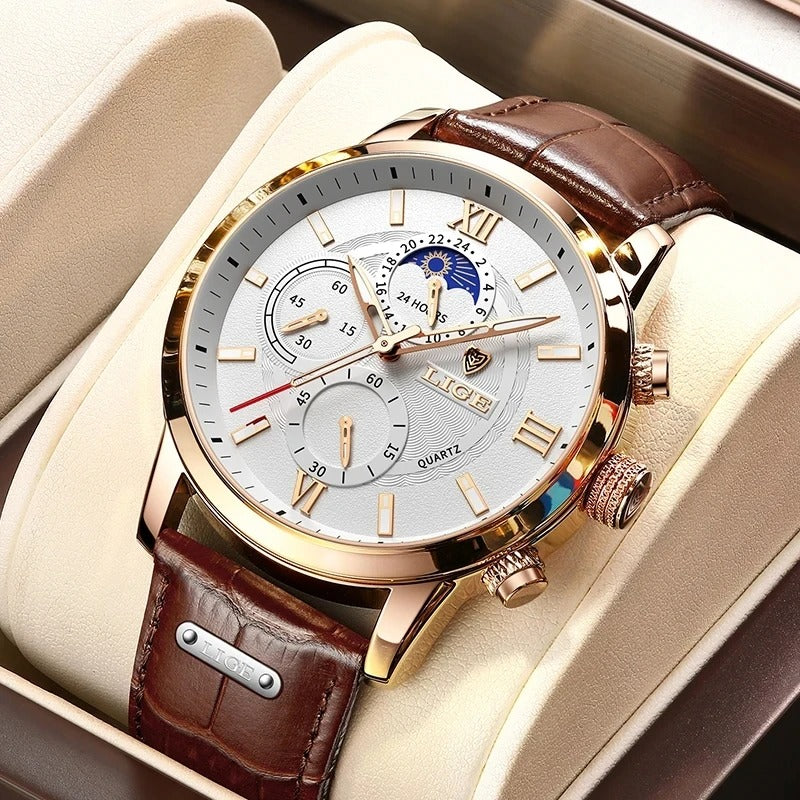 TitanMark Elite Luxury Men's Watch - Stylish Timepiece for Casual & Formal Wear