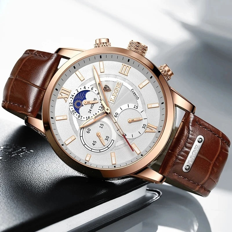 TitanMark Elite Luxury Men's Watch - Stylish Timepiece for Casual & Formal Wear