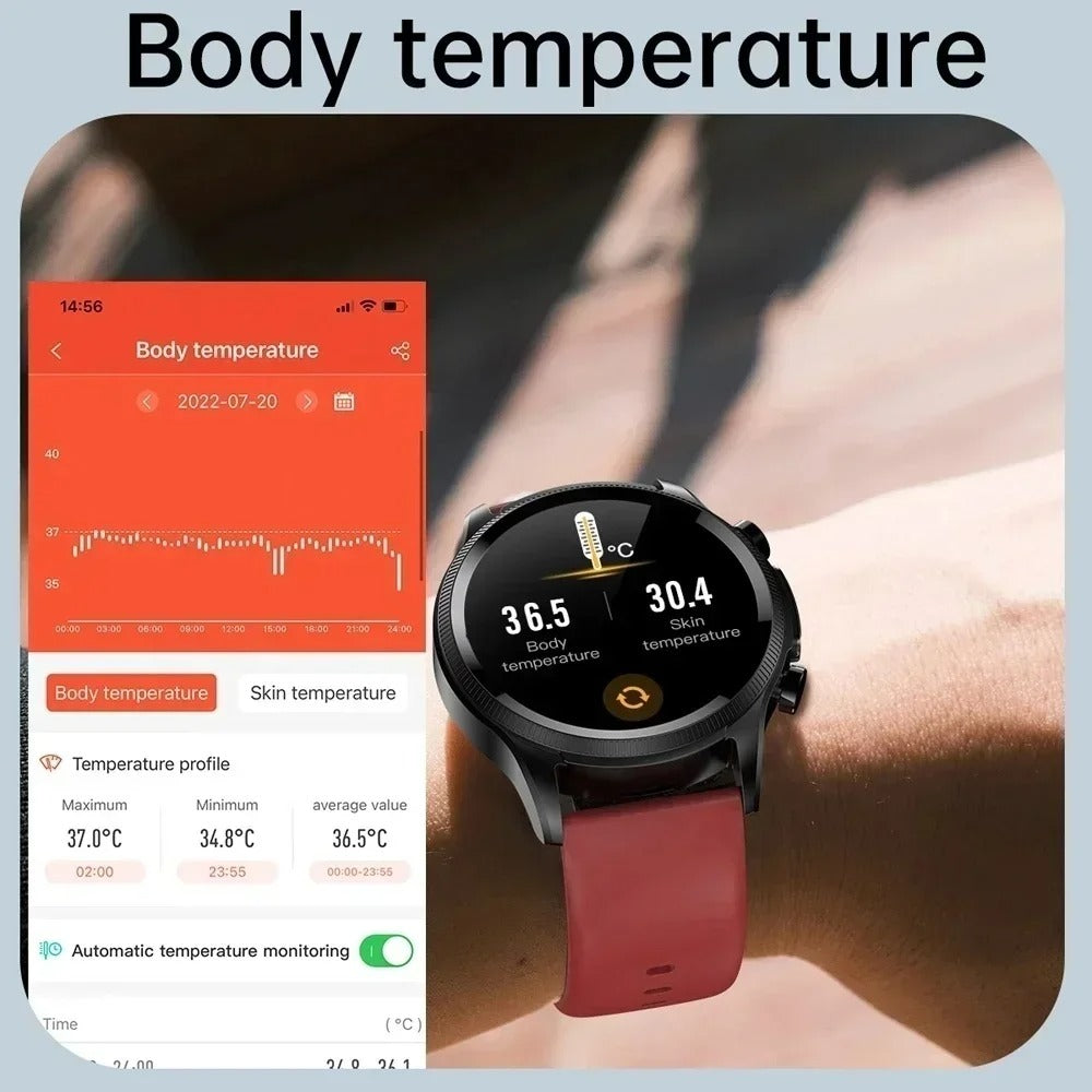 Vitalfit Blood Glucose Watch – Continuous Monitoring for Diabetes Control With ECG Band includes