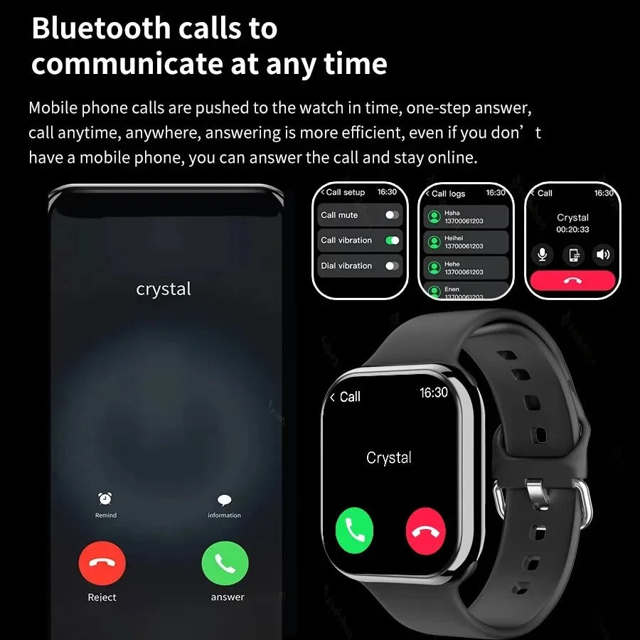 Motion GPS Smartwatch - Healt Monitoring Fitness Watch with Silicone Strap
