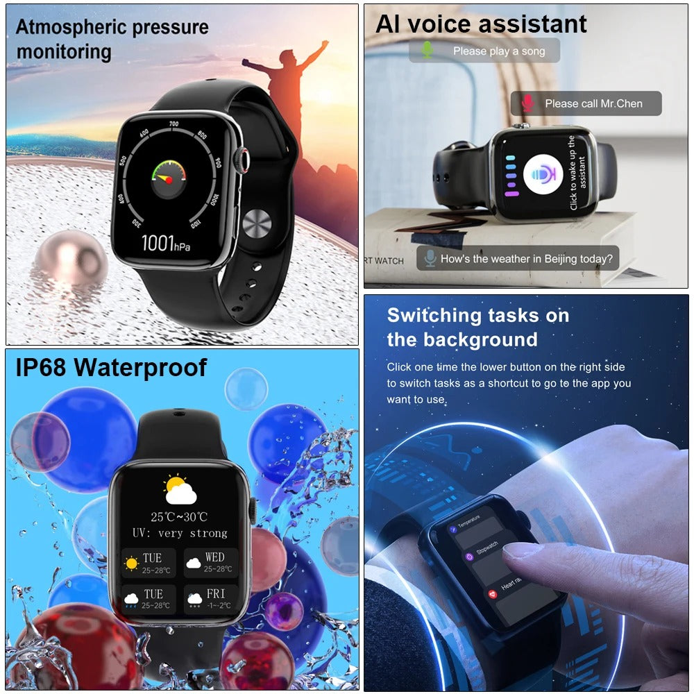 ProGear Series 5 Smartwatch – Budget-Friendly, Premium Features, ¡Phone Compatibility, Sleek & Durable