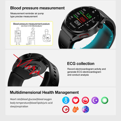 Air Pump Smart Watch | High Precision Blood Pressure & Heart Rate monitor