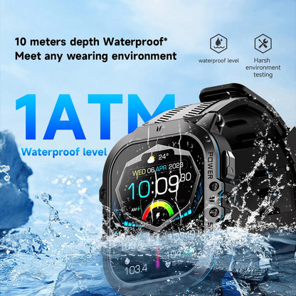 SwimGuard Lap Counter Smartwatch – Waterproof Design, Fitness Tracker, Long Battery Life, Perfect for Swimmers