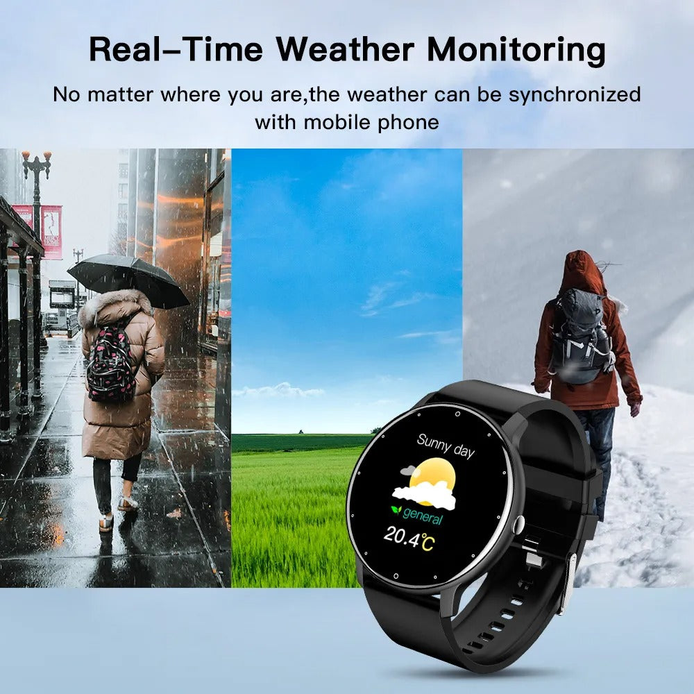 LifePulse Smartwatch – Your Ultimate Health Companion with Blood Pressure Monitor