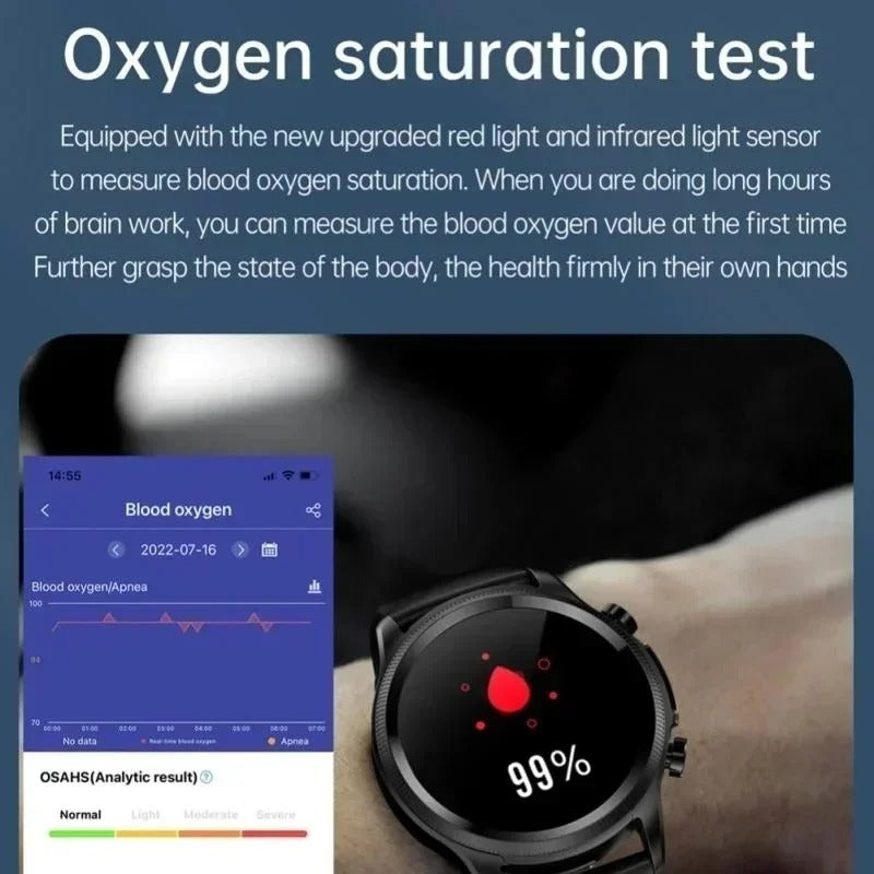 Vitalfit Blood Glucose Watch – Continuous Monitoring for Diabetes Control With ECG Band includes