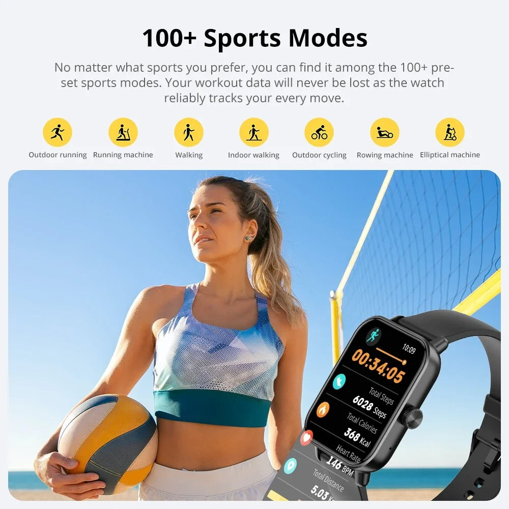 Smartwatch with Health Tracking & Durable Design for Everyday Use - Seamless All-Day Connectivity