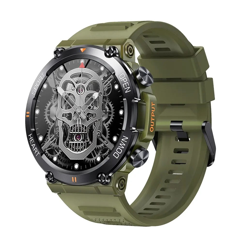 Indestructible Tactical Smartwatch - Durable, Long-Lasting Battery Titan Watches For Men