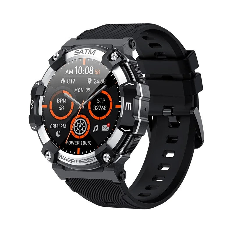 Titan PG Tactical Smartwatch – Rugged Military Design, Waterproof, Heart Monitor, and Military-Grade Durability