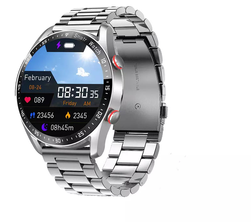 Diabetes Smartwatch with Glucose Monitoring – Non-Invasive Blood Sugar Tester for Health & Fitness