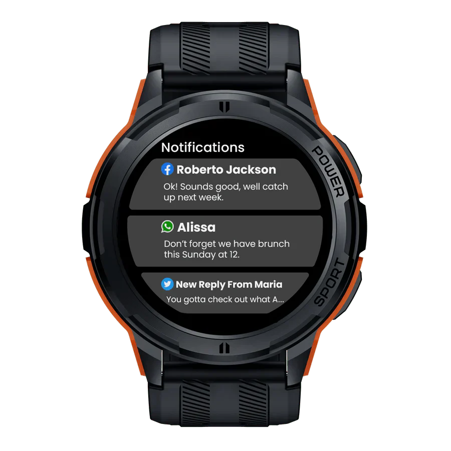 Men’s Fitness & Work Smart Watch – Hard Foreman Digital Watch