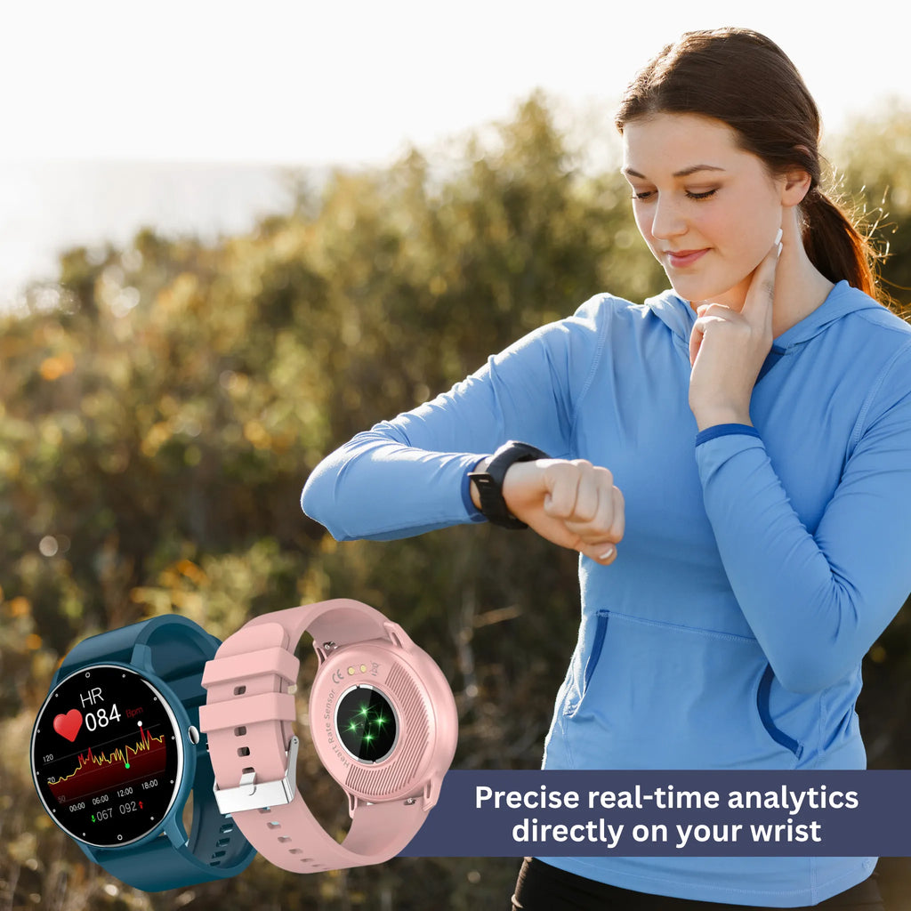 Smart Fitness Tracker Watch | Heart Rate Monitor, Waterproof & Ideal for Health Enthusiasts