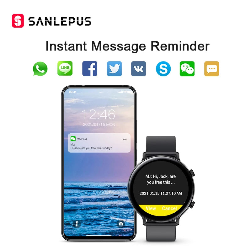 New Smartwatch 2024 Android IOs Samsung Compatible K Smartwatch   3.webp