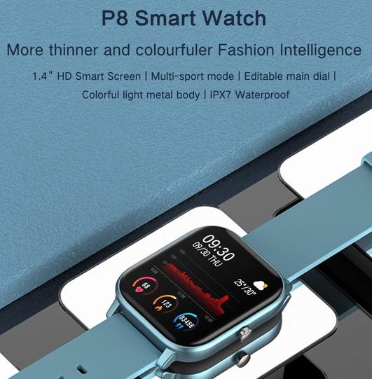 Colmi P8 Smartwatch black