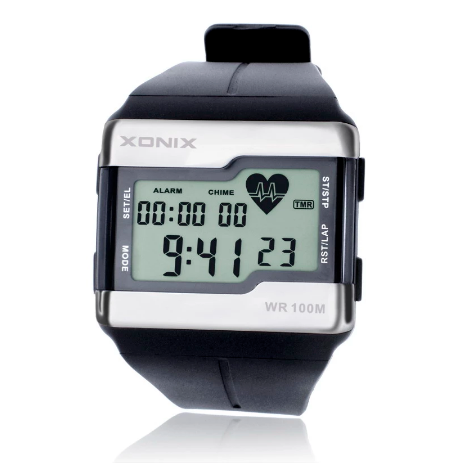 Multifunction Touch-sensitive Digital Watch With Heart Rate Monitor For Men